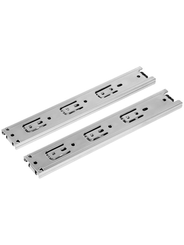 Шариковые направляющие, L=250 мм, Н=42 мм, толщина 0,7 мм. 2 шт.