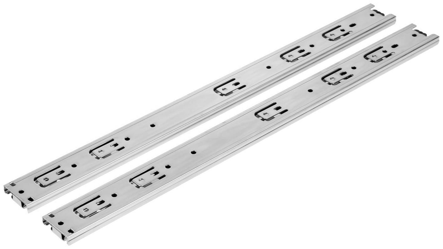 Шариковые направляющие, L=500 мм, Н=42 мм, толщина 0,7 мм. 2 шт.