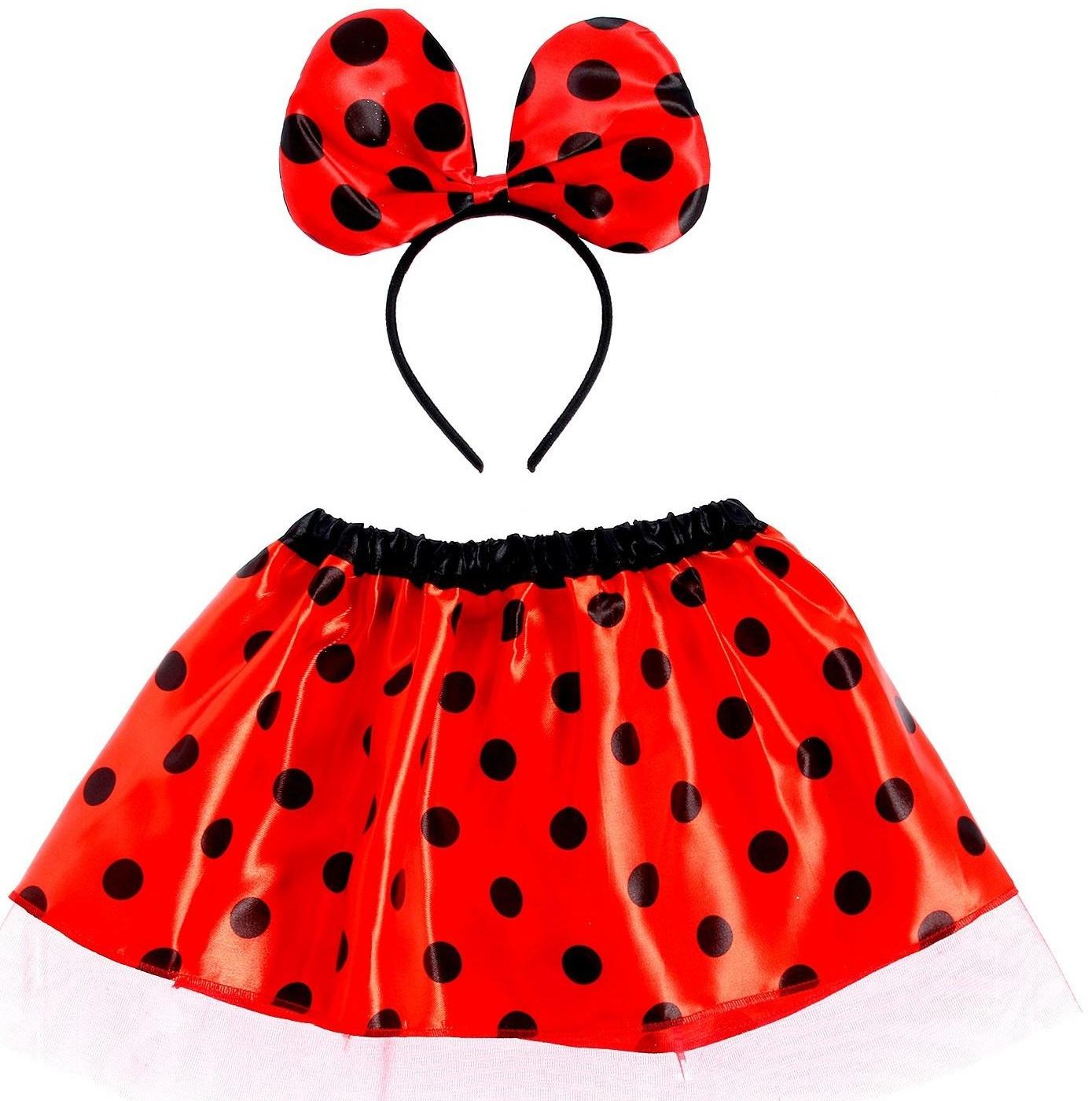 Карнавальный набор «Девочка» 2 предмета: юбка, ободок