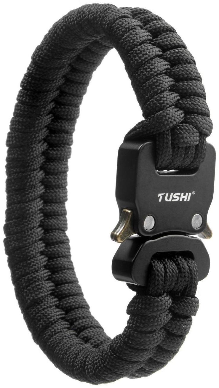 Браслет-паракорд черный