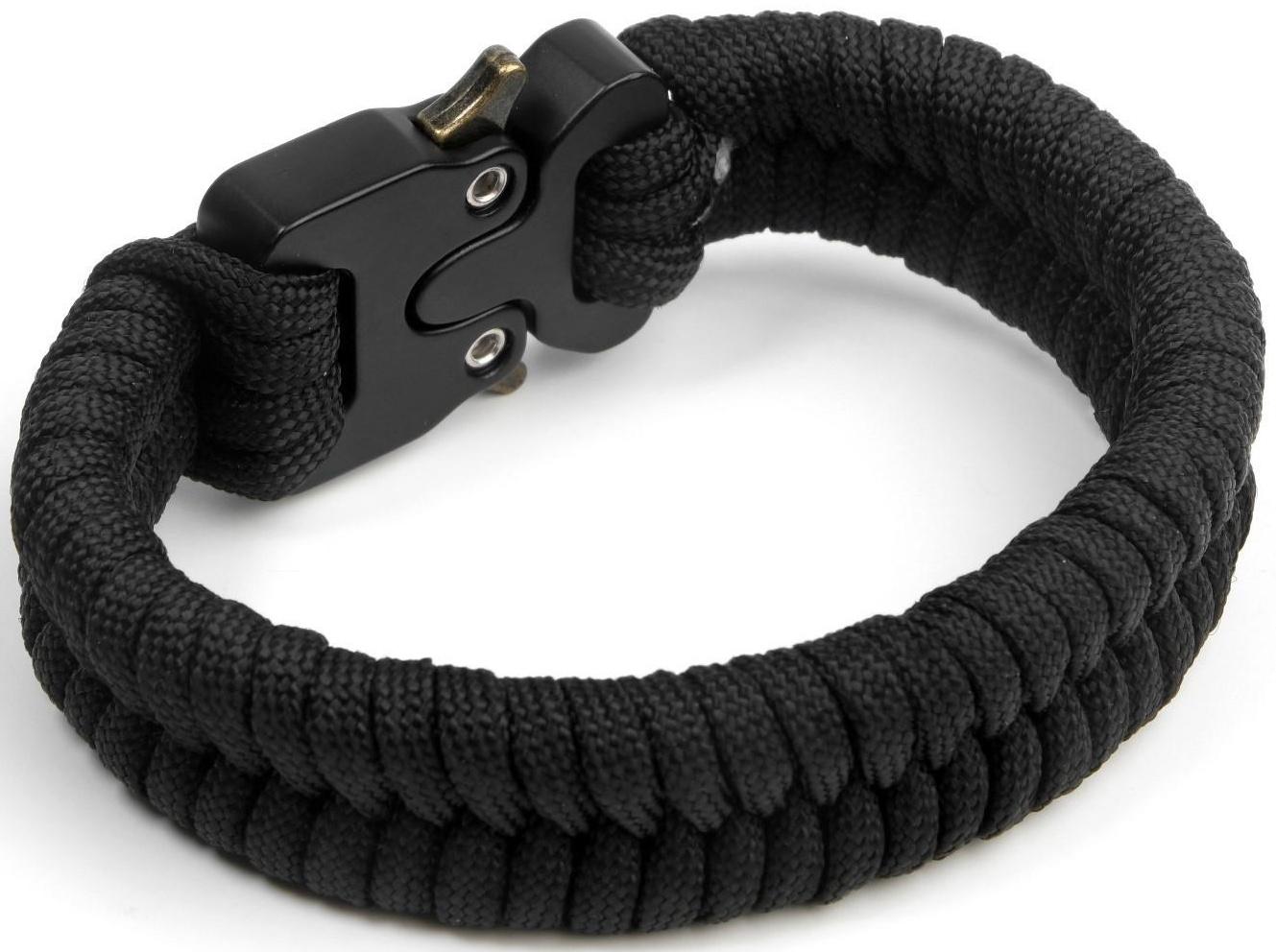 Браслет-паракорд черный