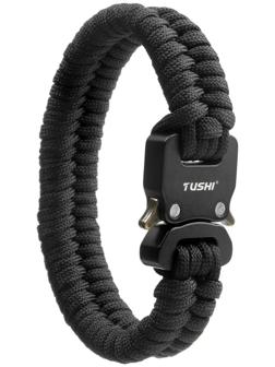 Браслет-паракорд черный