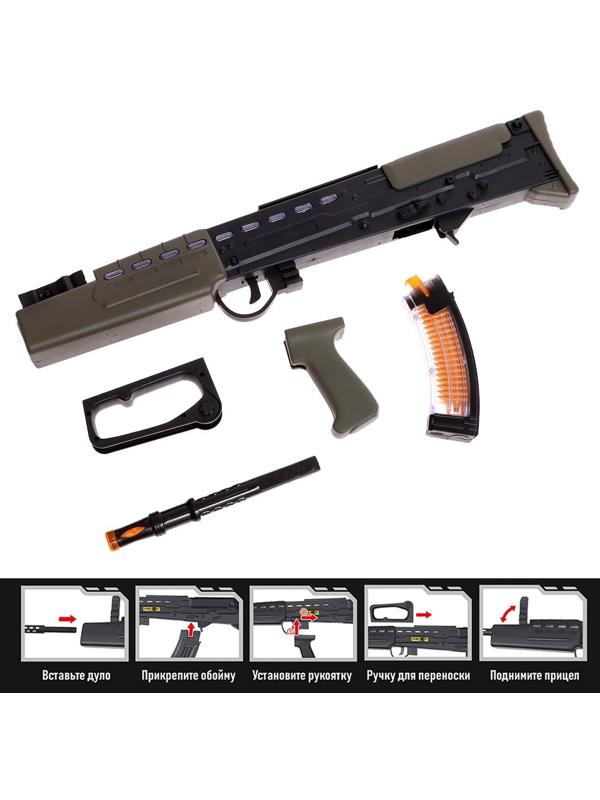 Штурмовая винтовка L85A2, световые, звуковые эффекты, работает от батареек