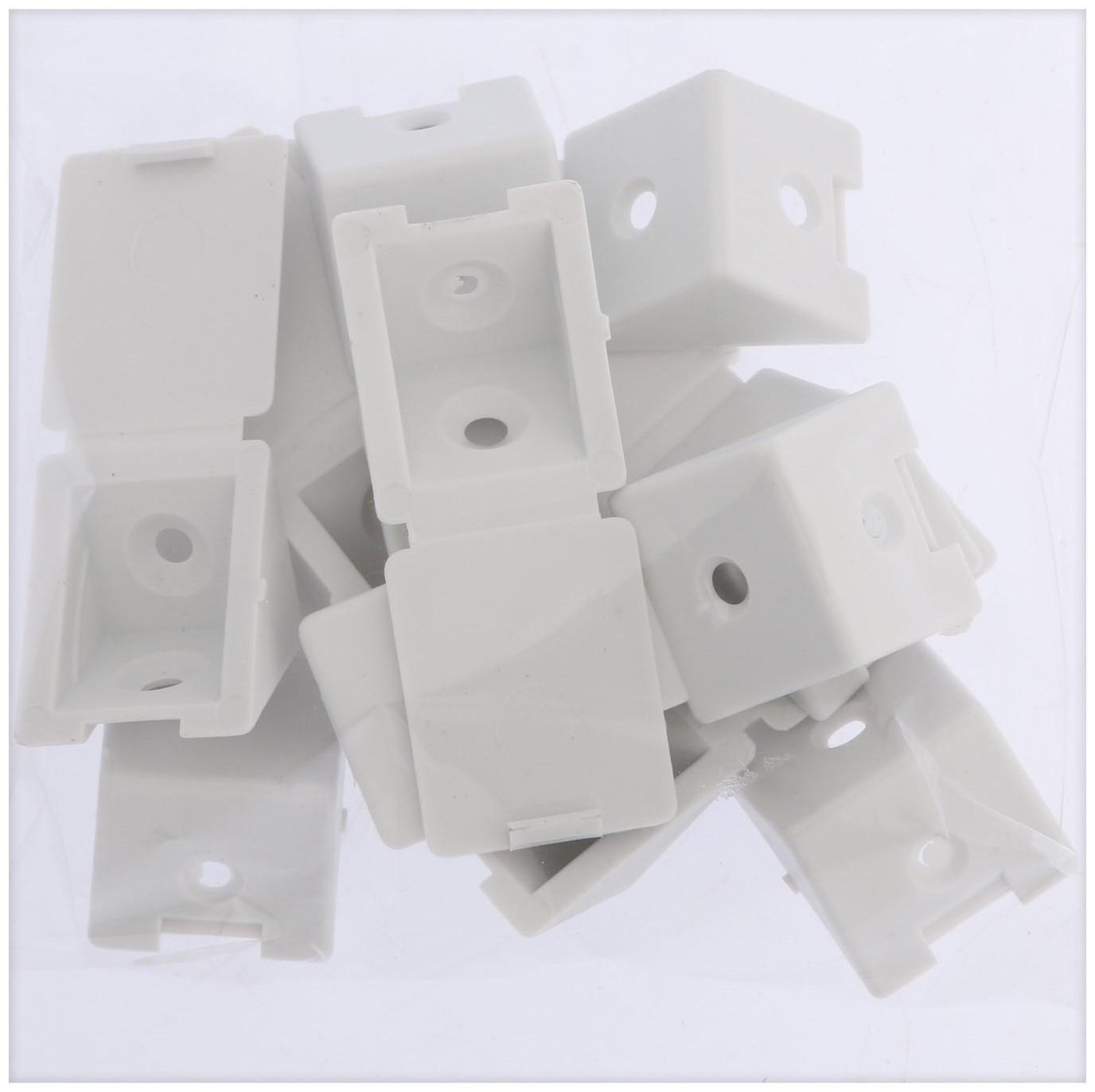 Уголок монтажный, цвет белый