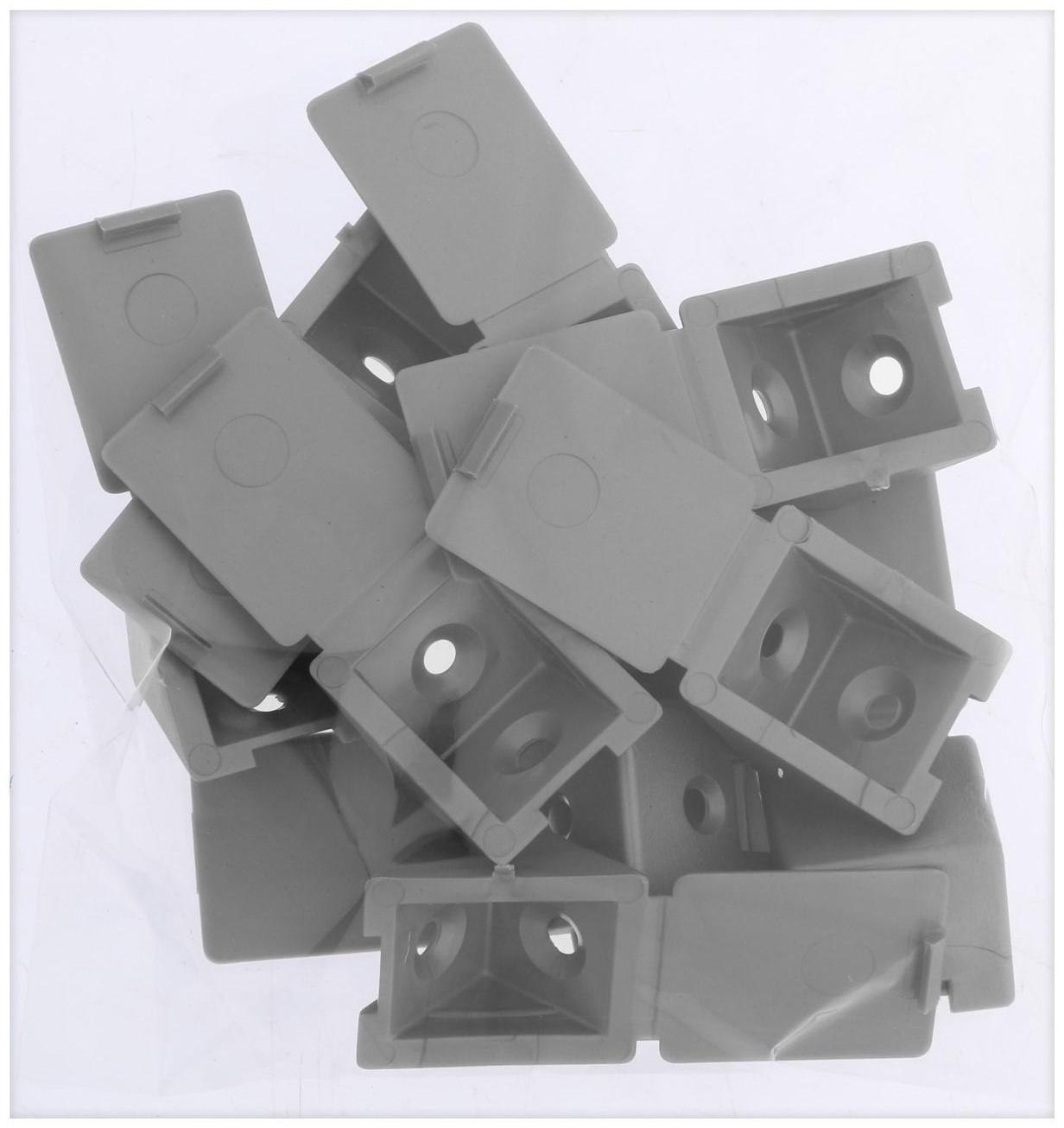 Уголок монтажный, цвет серый