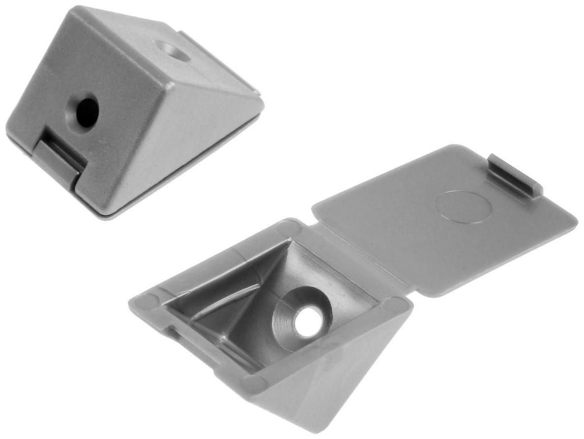 Уголок монтажный, цвет серый