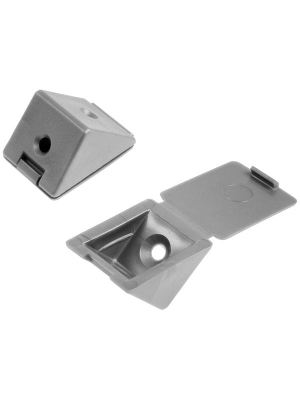 Уголок монтажный, цвет серый