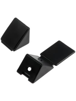 Уголок монтажный, цвет черный