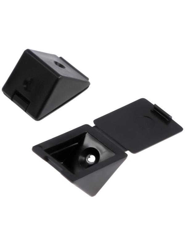 Уголок монтажный, цвет черный