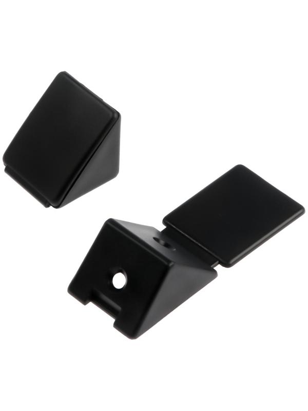 Уголок монтажный, цвет черный