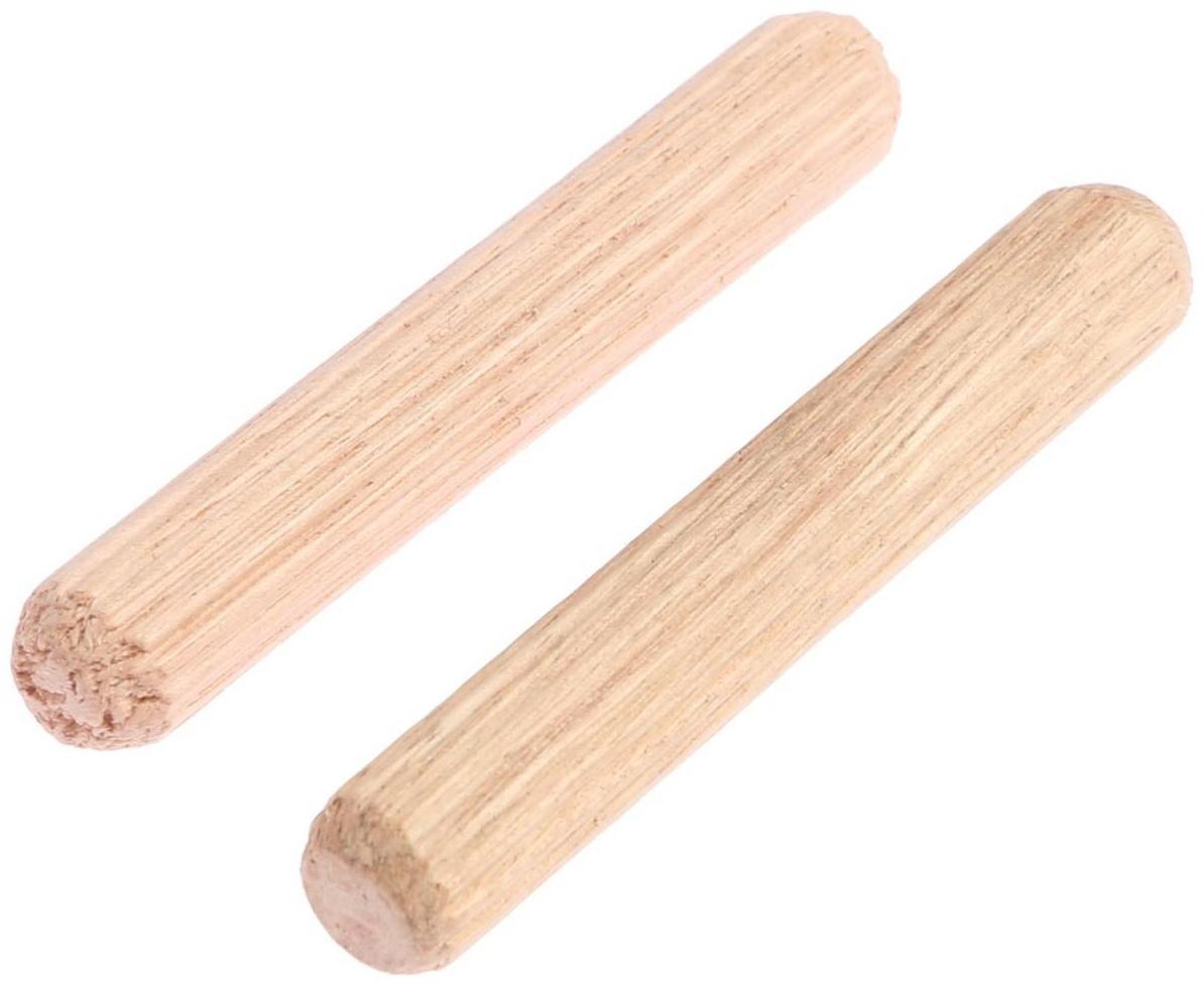 Шкант 8х50мм с насечкой, бук, 2000 шт