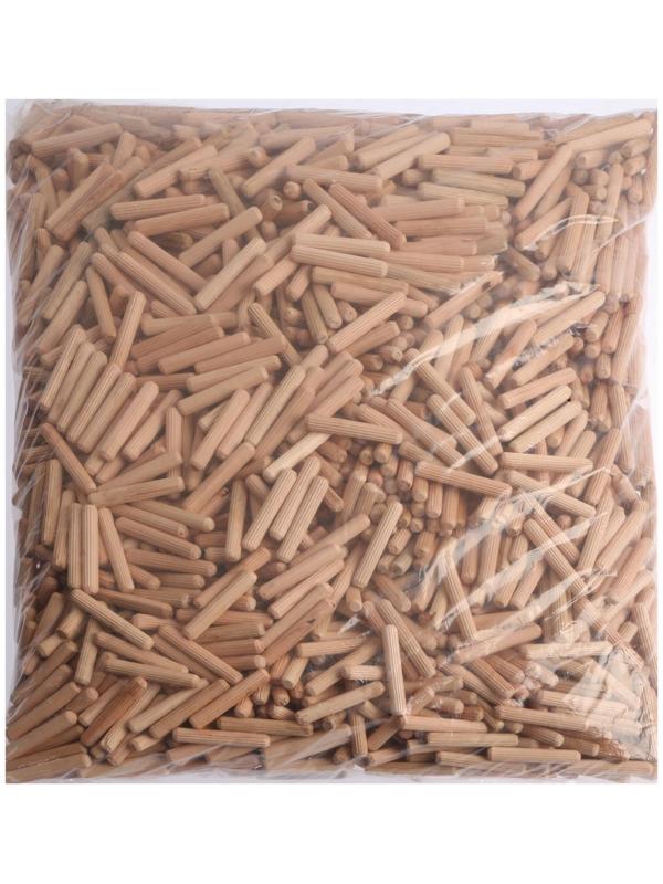 Шкант 8х50мм с насечкой, бук, 2000 шт