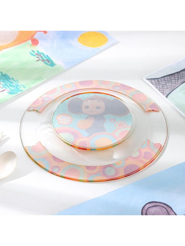 Тарелка «Чебурашка», d=19,5 см, стекло