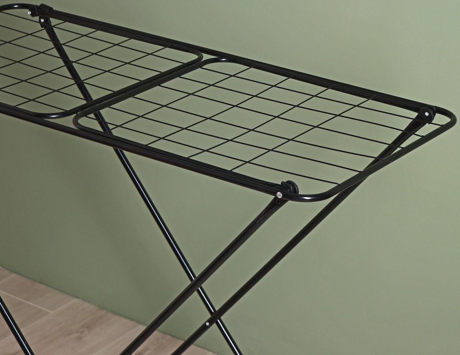 Сушилка для белья Доляна, рабочая длина 16 м, цвет чёрный