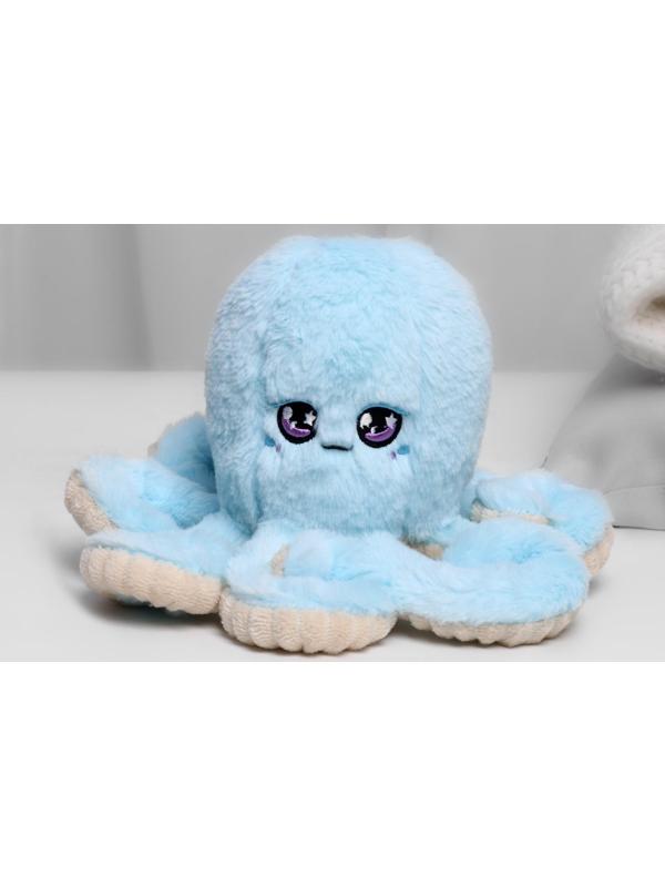 Мягкая игрушка «Осьминог», цвет голубой