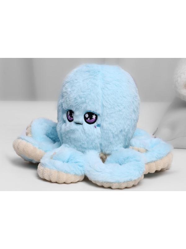 Мягкая игрушка «Осьминог», цвет голубой
