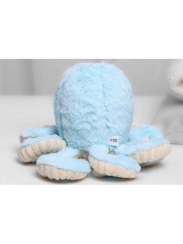 Мягкая игрушка «Осьминог», цвет голубой