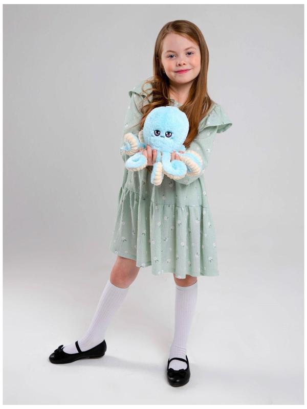 Мягкая игрушка «Осьминог», цвет голубой