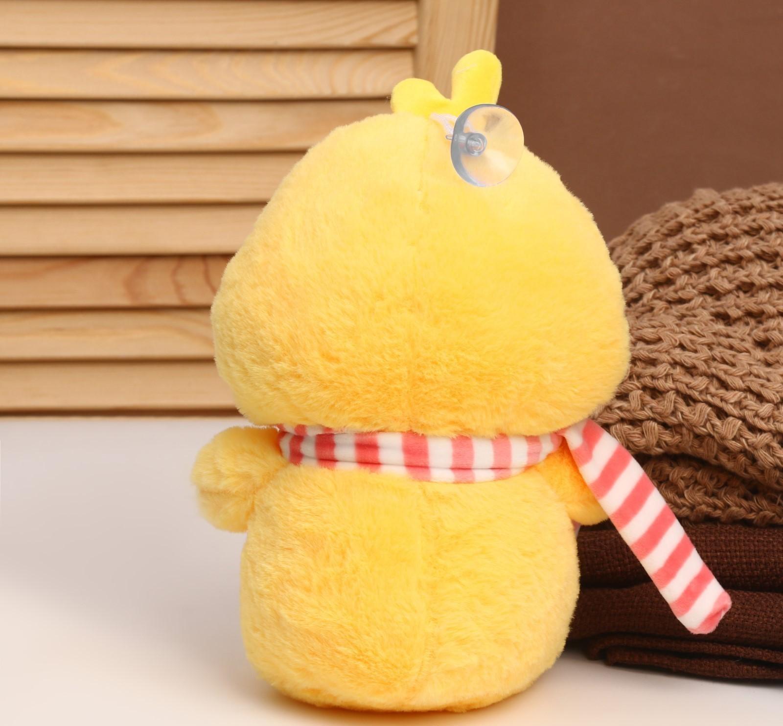 Мягкая игрушка «Пингвин в шарфике», 24 см, цвет жёлтый
