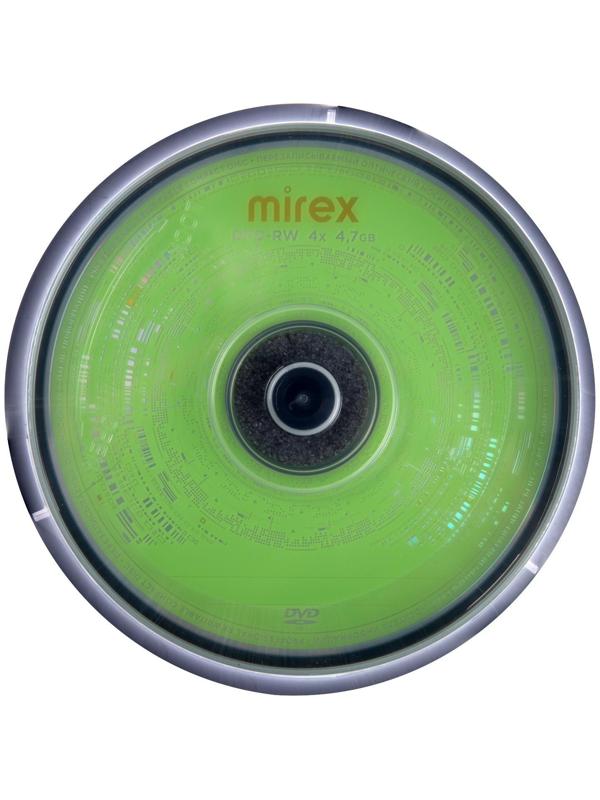 Диск DVD-RW Mirex Brand, 4x, 4.7 Гб, Cake Box, 10 шт