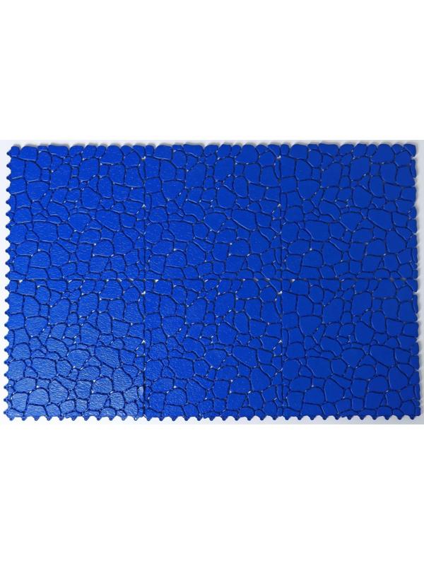 Напольное модульное покрытие AQUA STONE, 34×34 см, 12 шт в упаковке, цвет синий
