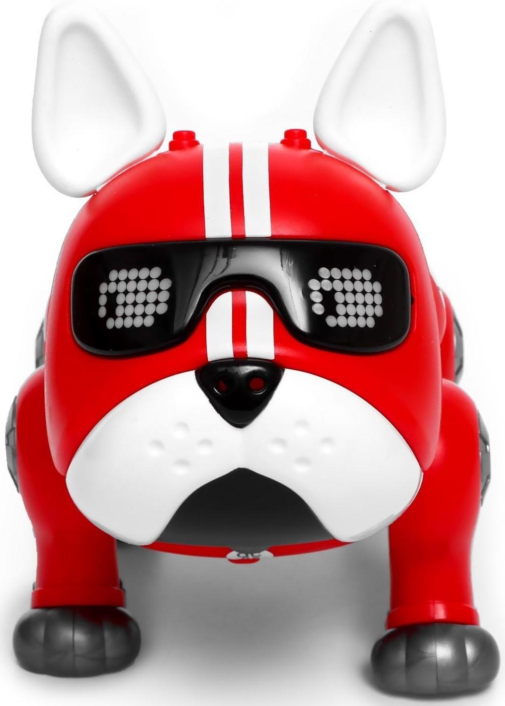 Робот-собака «Дюк», звуковые и световые эффекты, ходит, цвет красный