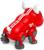 Робот-собака «Дюк», звуковые и световые эффекты, ходит, цвет красный