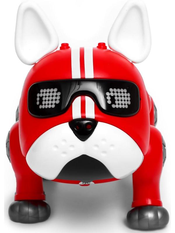 Робот-собака «Дюк», звуковые и световые эффекты, ходит, цвет красный