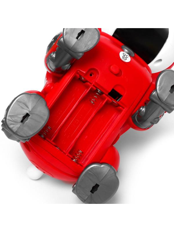Робот-собака «Дюк», звуковые и световые эффекты, ходит, цвет красный