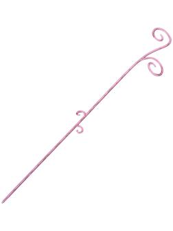 Поддержка для орхидей, h = 62 см, пластик, розовая