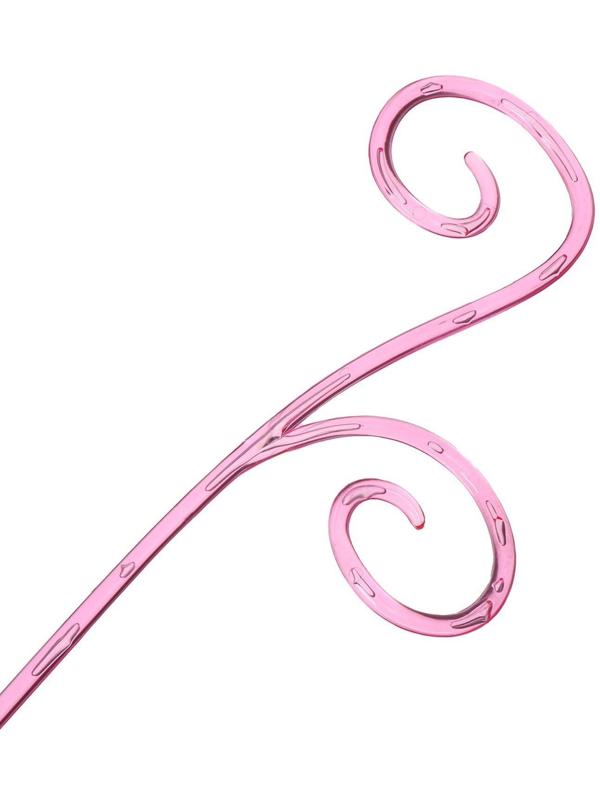 Поддержка для орхидей, h = 62 см, пластик, розовая