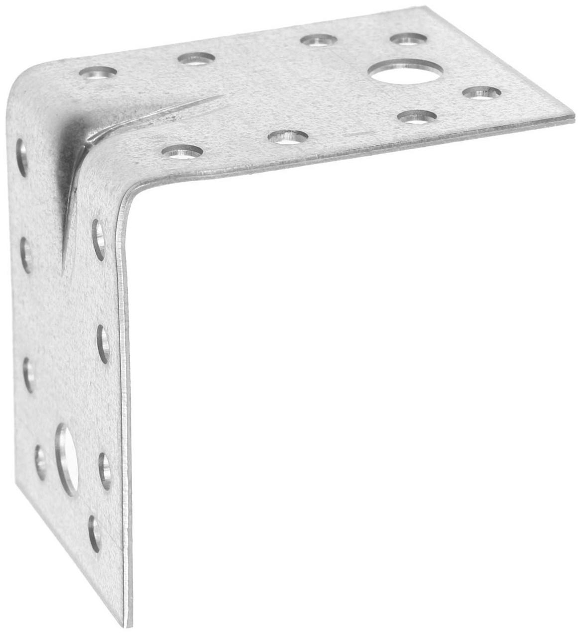 Уголок крепежный усиленный ТУНДРА krep, 65х65х50х2 мм, в упаковке 50 шт.