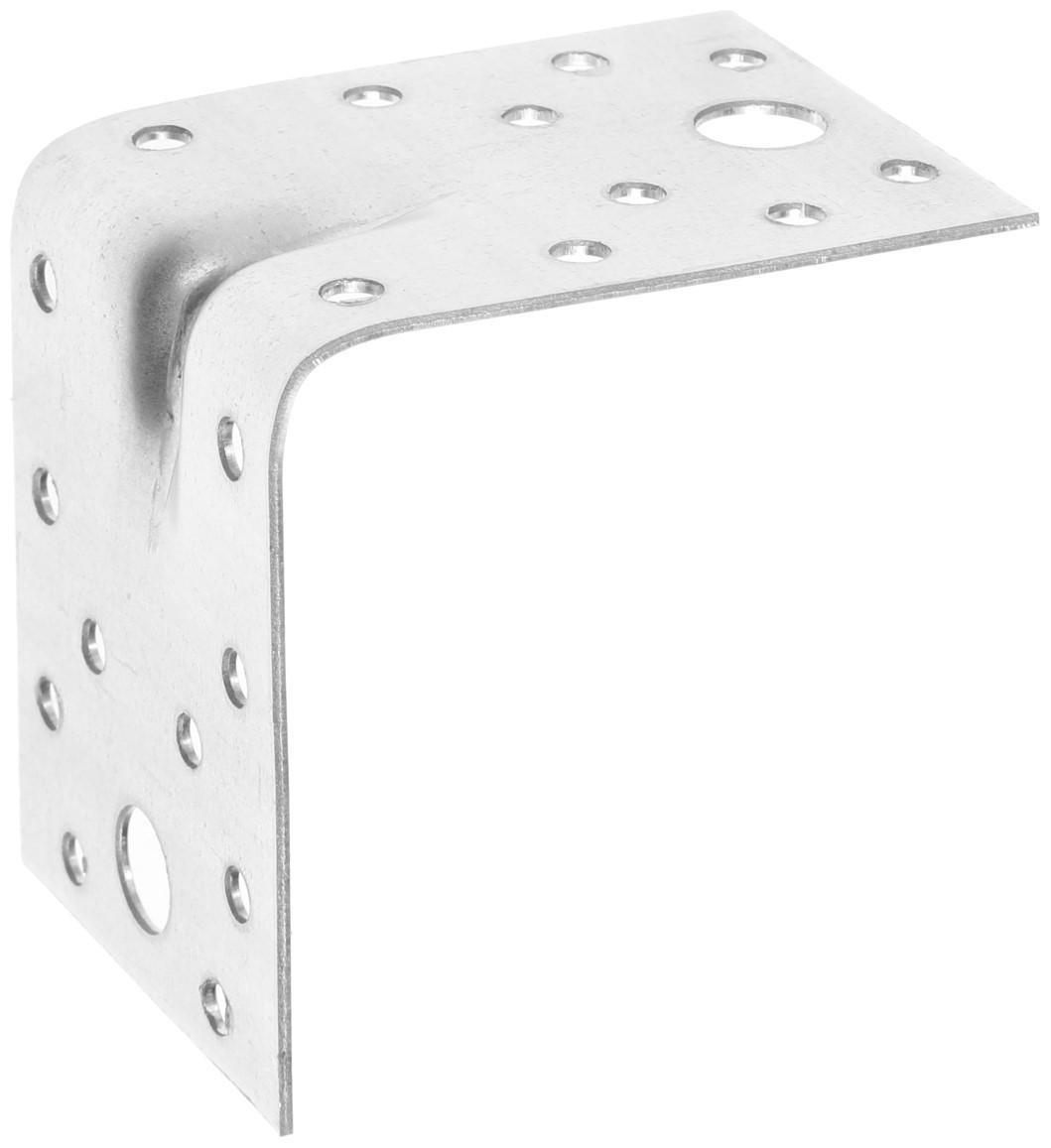 Уголок крепежный усиленный ТУНДРА krep, 70х70х55х1,5 мм, в упаковке 50 шт.