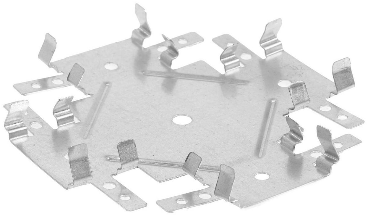 Краб соединительный для профиля ТУНДРА krep, 60х27х0.55 мм, в упаковке 50 шт.