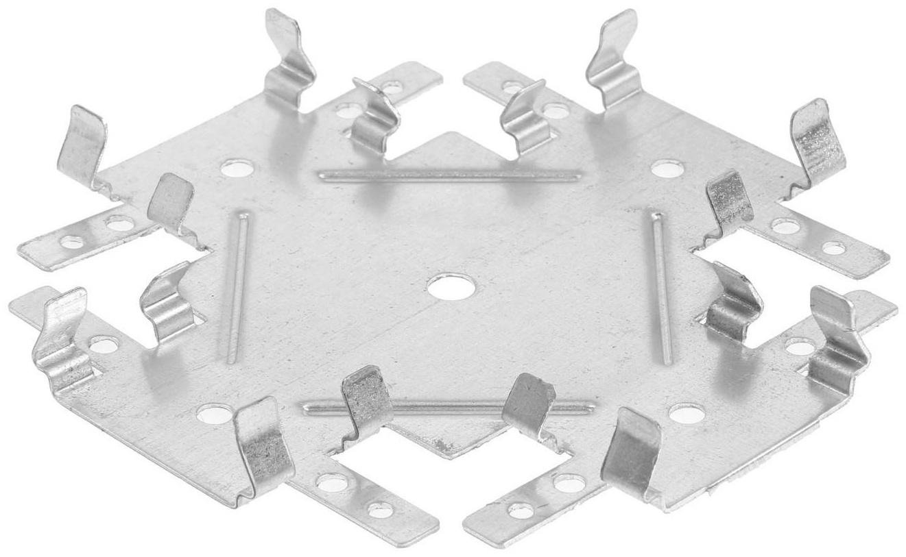 Краб соединительный для профиля ТУНДРА krep, 60х27х0.9 мм, в упаковке 50 шт.