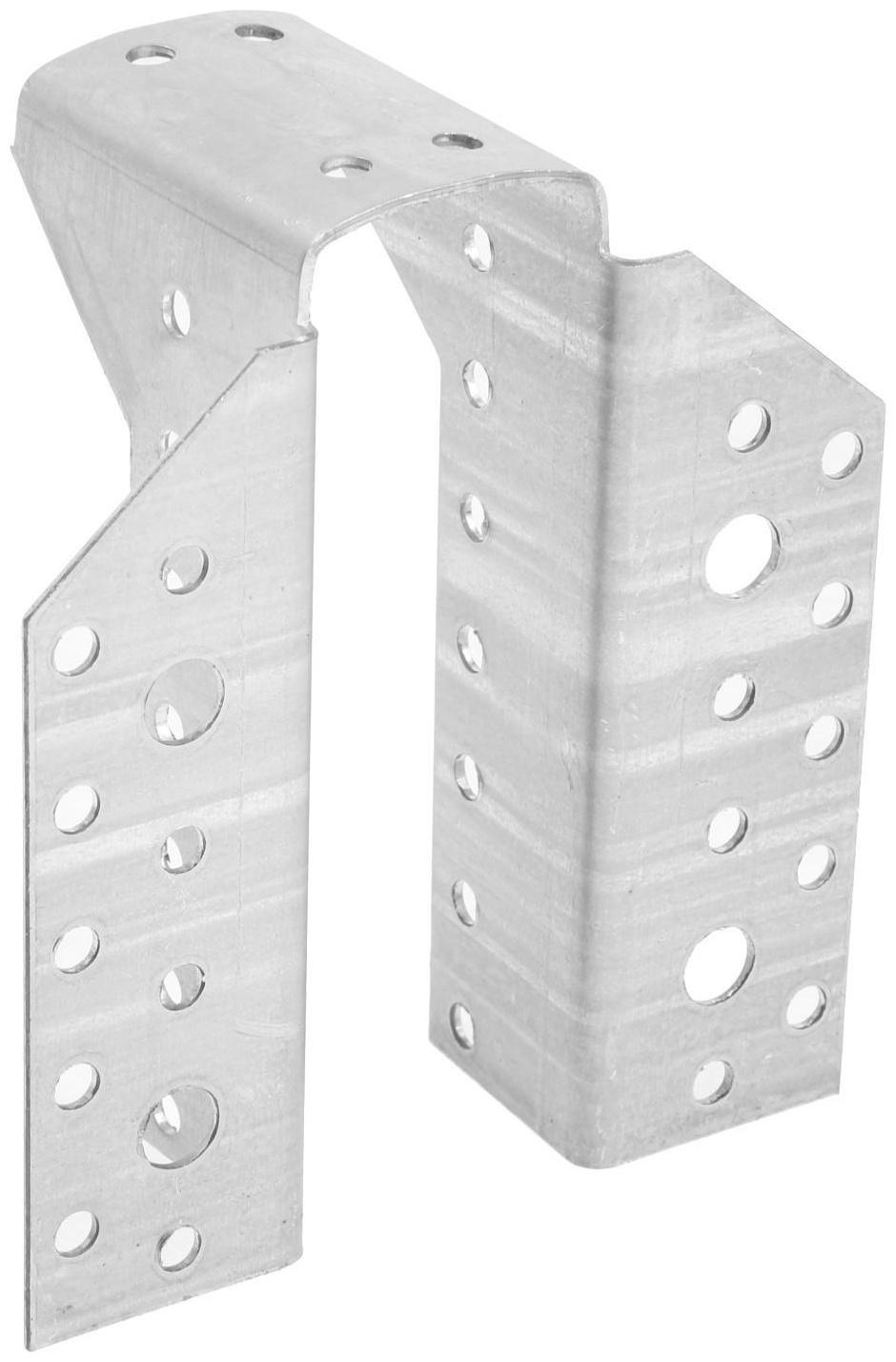 Опора бруса раскрытая ТУНДРА krep, 40х145х76х2 мм, в упаковке 10 шт.