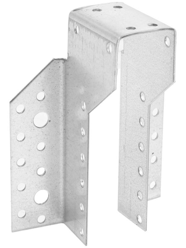 Опора бруса раскрытая ТУНДРА krep, 40х170х76х2 мм, в упаковке 10 шт.