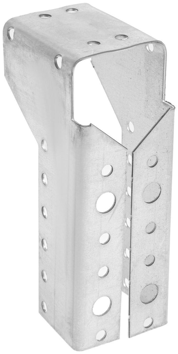 Опора бруса закрытая ТУНДРА krep, 50х165х76х2 мм, в упаковке 10 шт.