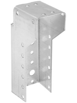 Опора бруса закрытая ТУНДРА krep, 50х165х76х2 мм, в упаковке 10 шт.