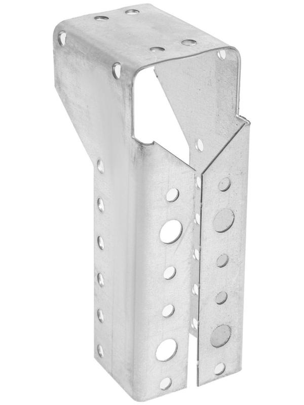 Опора бруса закрытая ТУНДРА krep, 50х165х76х2 мм, в упаковке 10 шт.