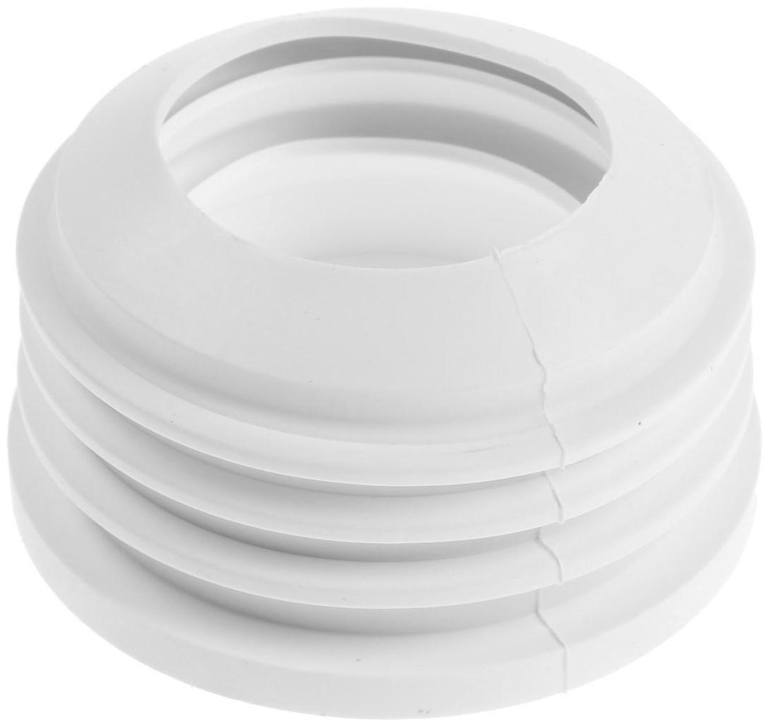 Манжета переходная MasterProf ИС.131689, d=73 х 50 мм, для канализационных труб, ТЭП, белая