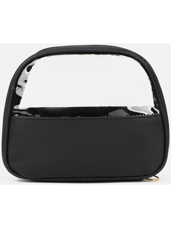 Косметичка на молнии, цвет чёрный