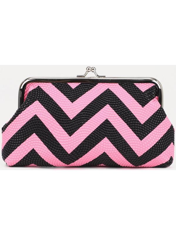 Косметичка на фермуаре, цвет розовый