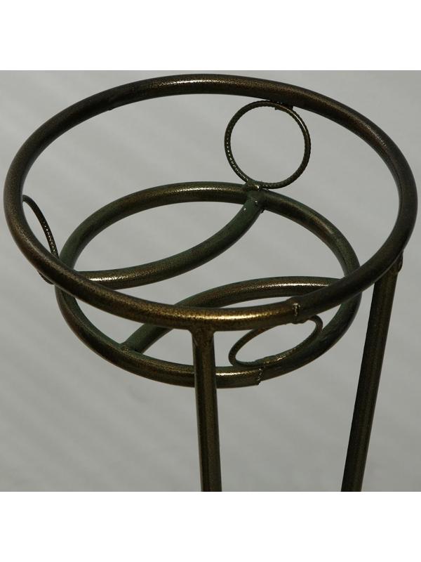 Подставка для цветов, напольная, на 3 горшка, d = 14 см, бронзовая, «Пирамида 3»