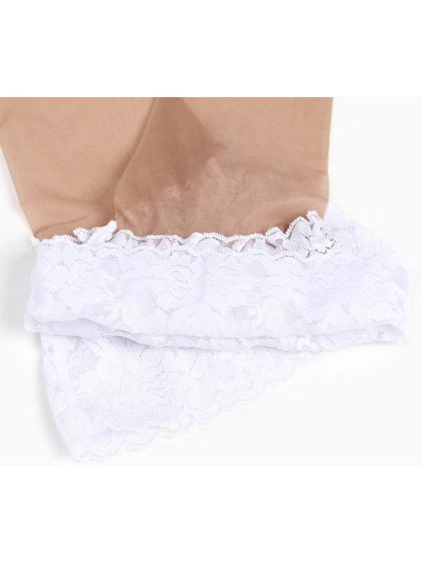 Чулки женские PRESTIGE 20 Fashion, цвет blanc-melon, размер 4