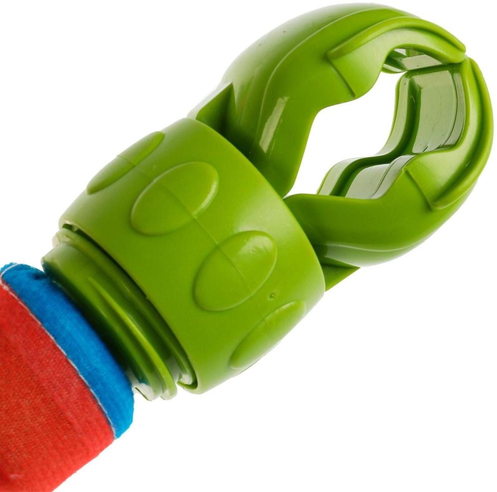 Дуга с погремушками Синий трактор, на подвеске, в сумке