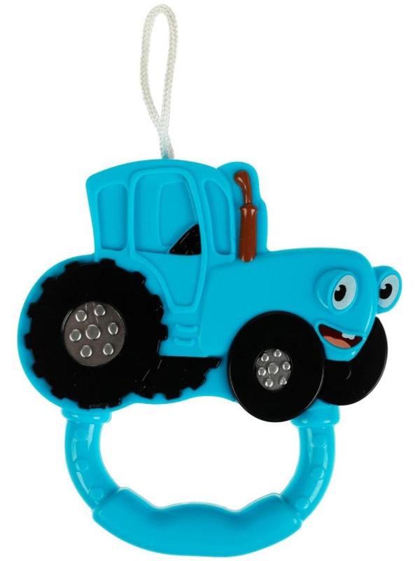 Дуга с погремушками Синий трактор, на подвеске, в сумке