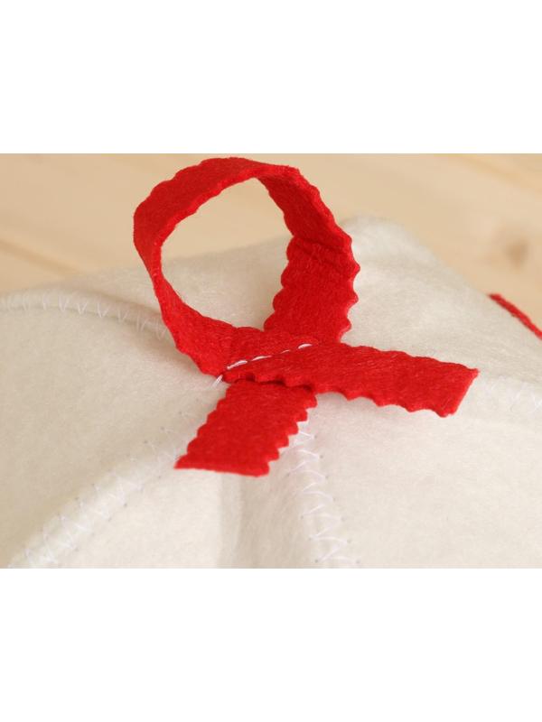 Набор для бани: шапка и коврик 