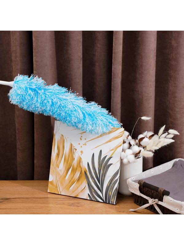 Щётка для удаления пыли Доляна «Небо», микрофибра, 61 см