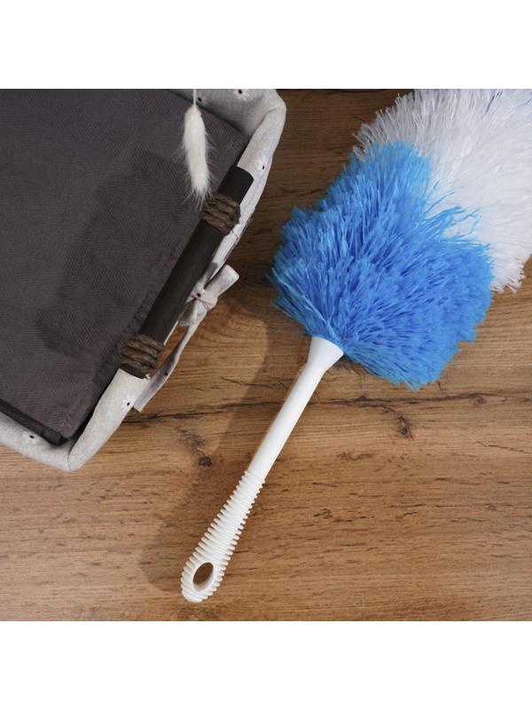 Щётка для удаления пыли Доляна «Небо», 2 цвета, микрофибра, 61 см